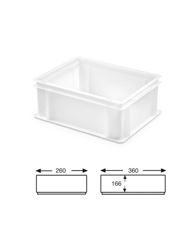 CUBETA N.E. 400x300x170 CERRADA 16lt.Cubetas