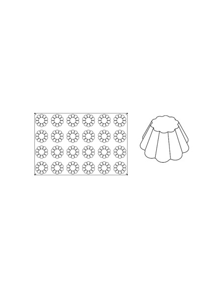 PAVOFLEX PX003 BRIOCHETTES 24u D79x37Pavoflex 60x40