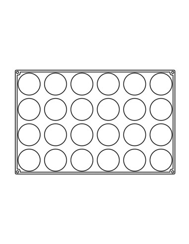 PAVOFLEX PX078 MUFFIN 24u D74x15mmPavoflex 60x40