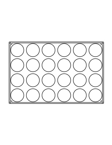 PAVOFLEX PX078 MUFFIN 24u D74x15mmPavoflex 60x40