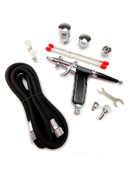 AERÓGRAFO PISTOLA Y BOQUILLAS 0,3 / 0,5 Y 0,8 mmAerografia