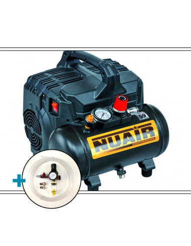 COMPRESOR SILTEK+ 6LT 1HP + FILTRO ANTIHUMEDADAerografia