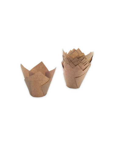 MOLDE 110/35 COCOA TULICUP h60 BL(250u)Moldes Compostables