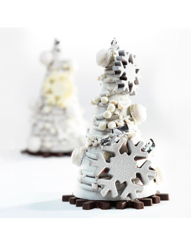 MOLDE CW1770 COPO DE NIEVE 5 figurasFiguras Navidad