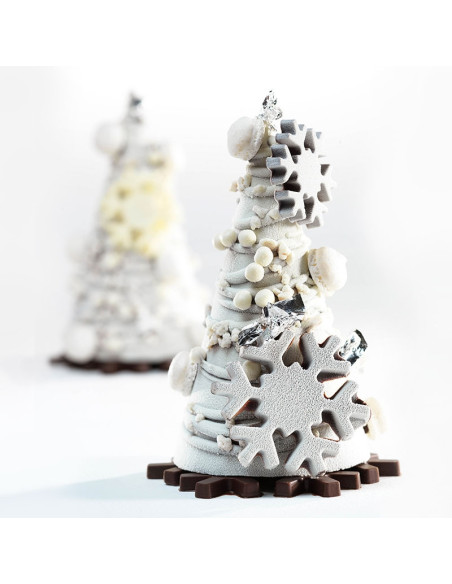 MOLDE CW1770 COPO DE NIEVE 5 figurasFiguras Navidad