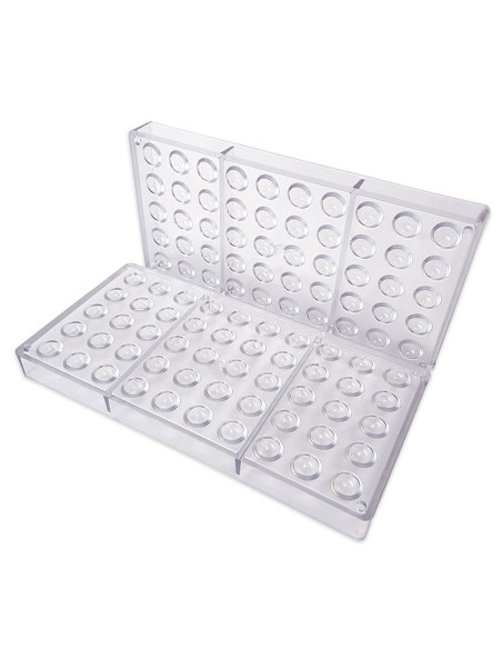 MOLDE SEMIESFERA D15mm 50p 2grEsferas