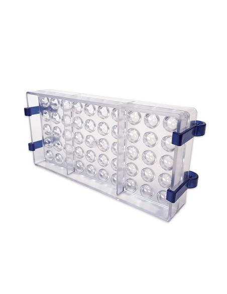 MOLDE SEMIESFERA D15mm 50p 2grEsferas