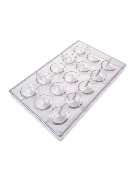 MOLDE SEMIESFERA D38mm 15p - 10grEsferas