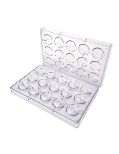 MOLDE SEMIESFERA D38mm 15p - 10grEsferas MOLDE SEMIESFERA D38mm 15p - 10grEsferas