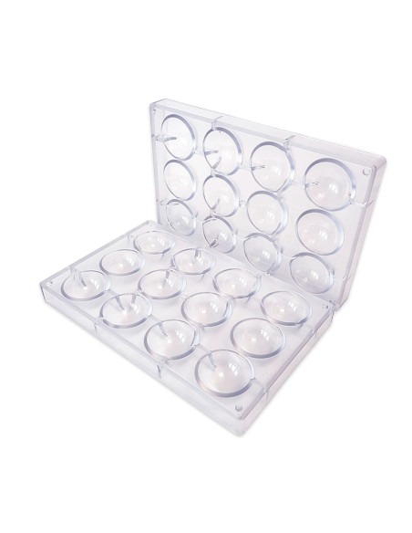 MOLDE SEMIESFERA D48 mm 12p 20grEsferas