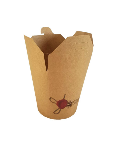 TAKE AWAY BOX 500cc AVANA PK(50ud)Recipientes Fast Food