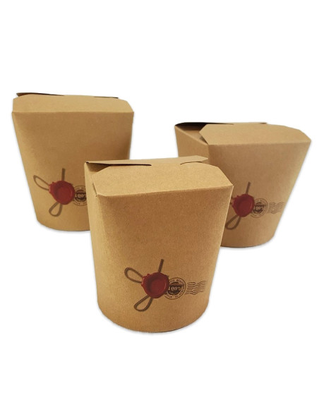 TAKE AWAY BOX 750cc AVANA PK(50ud)Recipientes Fast Food