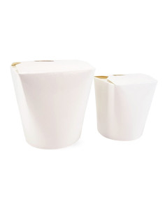 TAKE AWAY BOX 1000cc BLANCO PK(50ud)Recipientes Fast Food 2