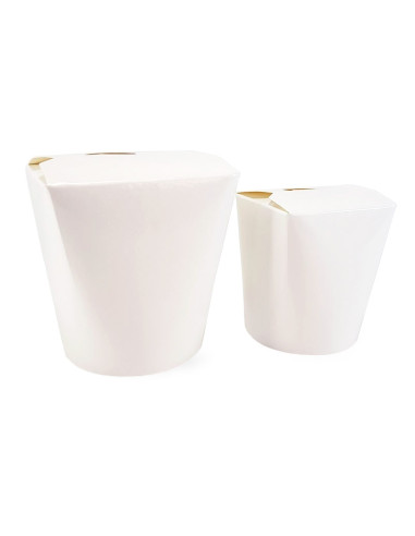 TAKE AWAY BOX 1000cc BLANCO PK(50ud)Recipientes Fast Food