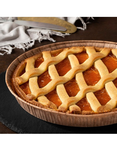 MOLDE REDONDO D90xh21mm PK (50u) MARRÓNMoldes Pie