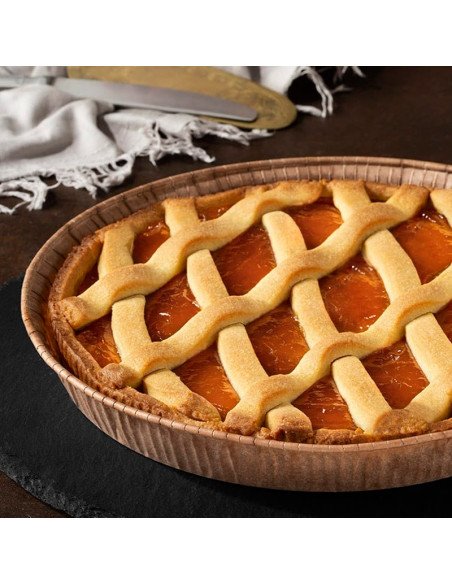 MOLDE REDONDO D90xh21mm PK (50u) MARRÓNMoldes Pie