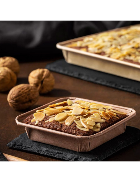 MOLDE CUADRADO NATUR 68x68xh16mm PK (100u)Moldes Pie