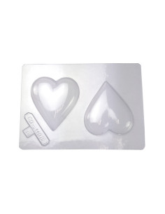 MOLDE PVC CORAZÓN 70x65x10mm