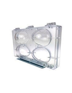 MOLDE HUEVO LISO 124x85mm  4p. - 100g
