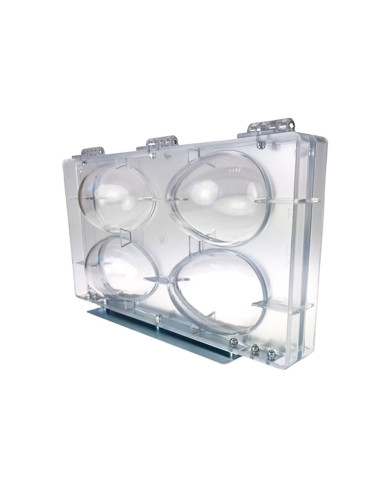 MOLDE HUEVO LISO 124x85mm 4p. - 100gMoldes Rotativa