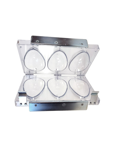 MOLDE HUEVO LISO 170X108mm 3p. - 185grMoldes Rotativa