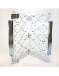 MOLDE HUEVO LISO 80X55mm 10p. - 35/40grMoldes Rotativa 2