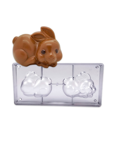 MOLDE CONEJO 100x76mm DX+SX 1pFiguras Pascua