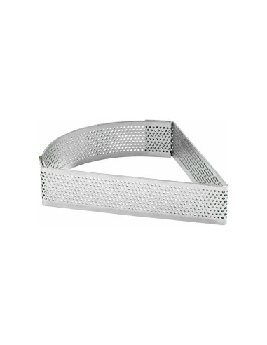 ARO TRIANGULAR PERFORADO 12x10.5x2 cm INOXAros microperforados