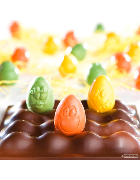 MOLDE CW1580 HUEVO 1/2 SMILE  33x23x12mm 24cHuevos