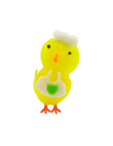POLLITO CHEF 6cm PK (24u)Decoración Pascua