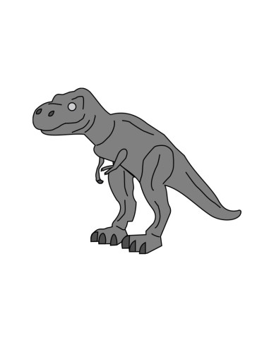 MOLDE PVC AR2268 TIRANOSAURUS REX 170x230x50mmAnimales PVC