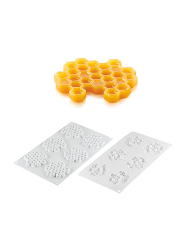 MOLDE MIEL 18 D74xh8mm - 6c 8mlCake Decor MOLDE MIEL 18 D74xh8mm - 6c 8mlCake Decor