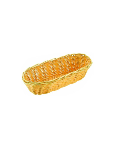 CESTA OVALADA LARGA 23x10x6cm POLIPROPILENOCestos polipropileno