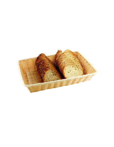 CESTA CÓNICA RECTANGULAR 23x15x7cm POLIPROPILENOCestos polipropileno