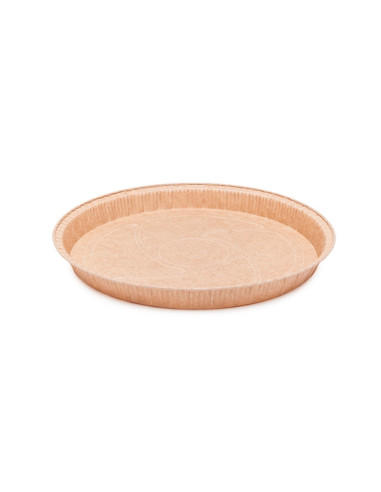 MOLDE REDONDO NATUR D300xh15mm PK (100u)Moldes Pie