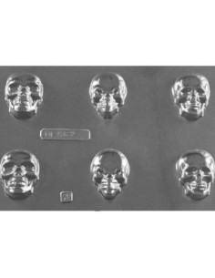 MOLDE PVC CALAVERAS 48x35x14mm (6c) 