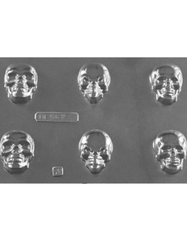 MOLDE PVC CALAVERAS 48x35x14mm (6c) 