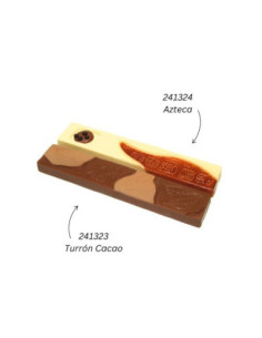 MOLDE PVC TURRÓN AZTECA 195x36x15mm (1c)