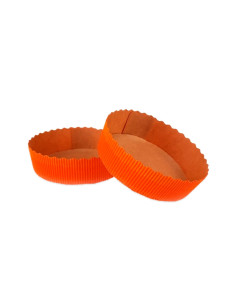 MOLDE REDONDO 100x30mm PK (50u) NARANJA