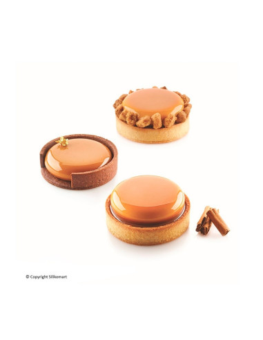 KIT TARTE RING ROUND D80 molde+ 6 ringsTarte Ring