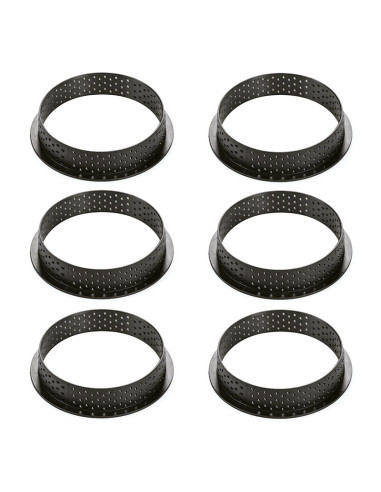 KIT TARTE RING HONORE D80x13 molde+ 6 ringsTarte Ring KIT TARTE RING HONORE D80x13 molde+ 6 ringsTarte Ring