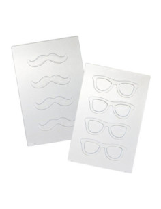 MOLDE PVC 20OB01 GAFAS + BIGOTE 2
