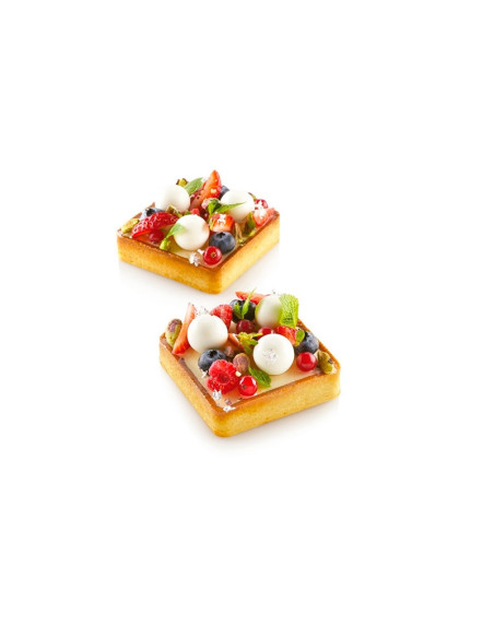 MOLDE TARTE RING SQUARE 80x80 (6 anillos)Tarte Ring