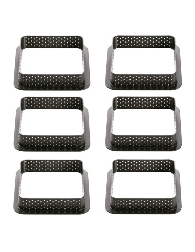 MOLDE TARTE RING SQUARE 80x80 (6 anillos)Tarte Ring