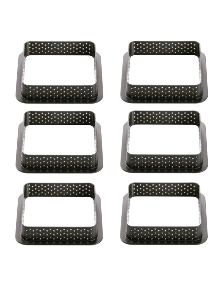MOLDE TARTE RING SQUARE 80x80 (6 anillos)Tarte Ring