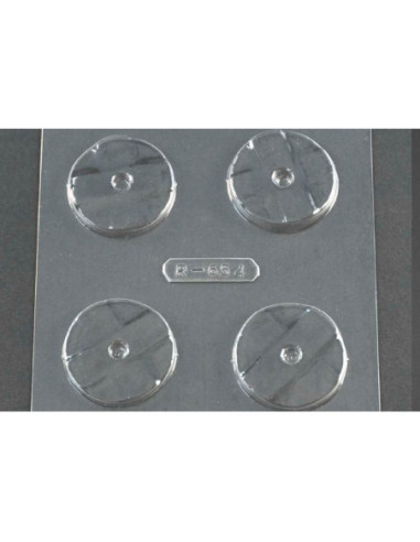 MOLDE PVC RUEDA CARROMATO ANTIGUO D50x7mm (4c)