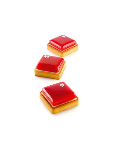 KIT TARTE RING SQUARE 80x80 (molde + 6 anillos)Tarte Ring