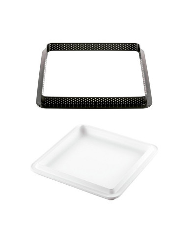KIT TARTE RING SQUARE 200x200 mm molde+1 anilloTarte Ring KIT TARTE RING SQUARE 200x200 mm molde+1 anilloTarte Ring