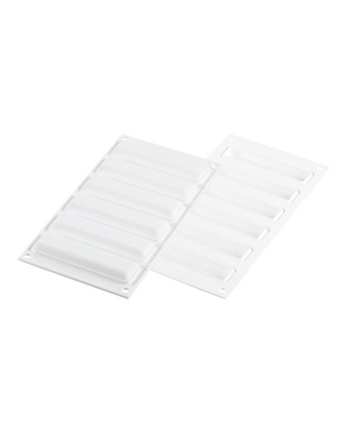 KIT TARTE RING RECTANGULAR 120x35mm molde+ 6 ringsTarte Ring