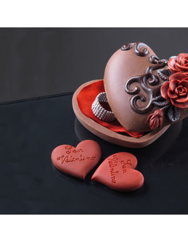 M. DS1020 COFRE CORAZÓN CON ROSAS 2p. DECOSIL